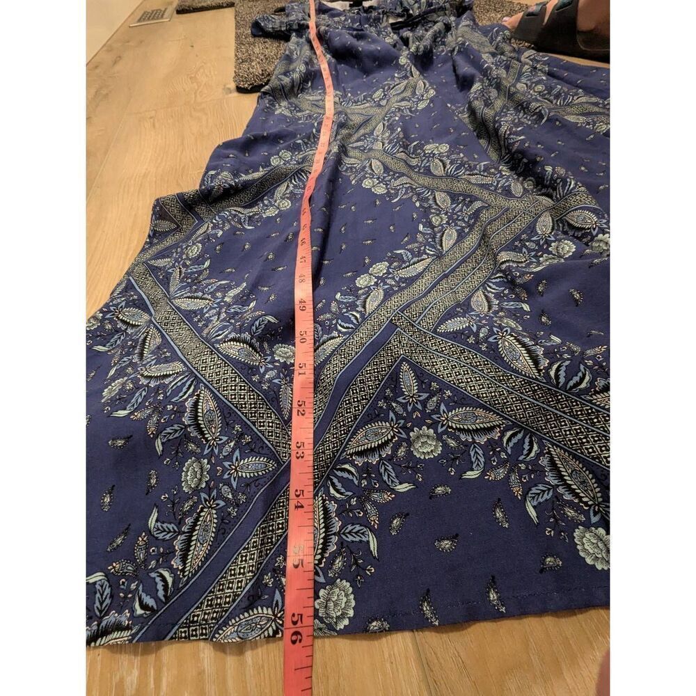 City Chic Dress Blue Patchwork Maxi Women's Plus Size (20/2XL) Boho Western NWT - Picture 10 of 13